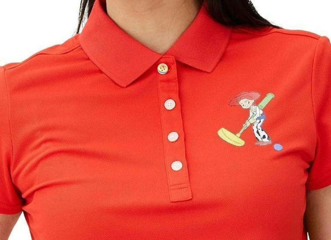 Callaway 夏秋 トイストーリー 新品 コラボ 赤 ゴルフ 半袖 スポーツ