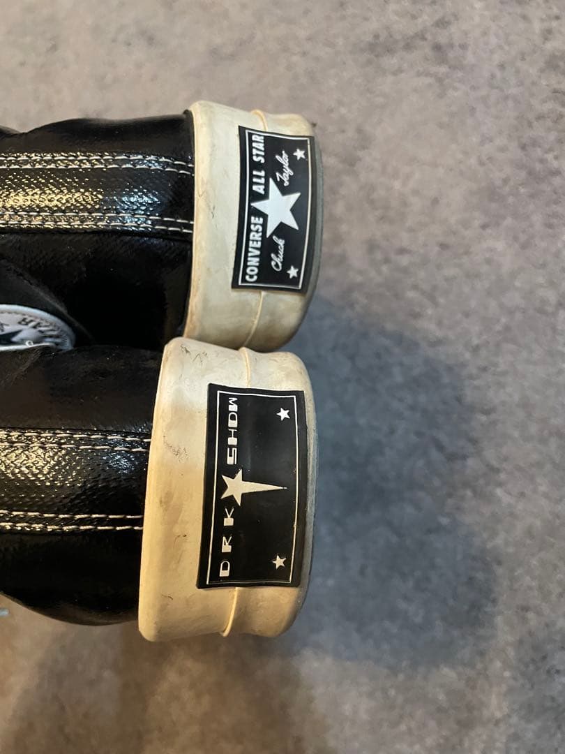 靴 Rick Owens DRKSHDW X Converse Turbodrk