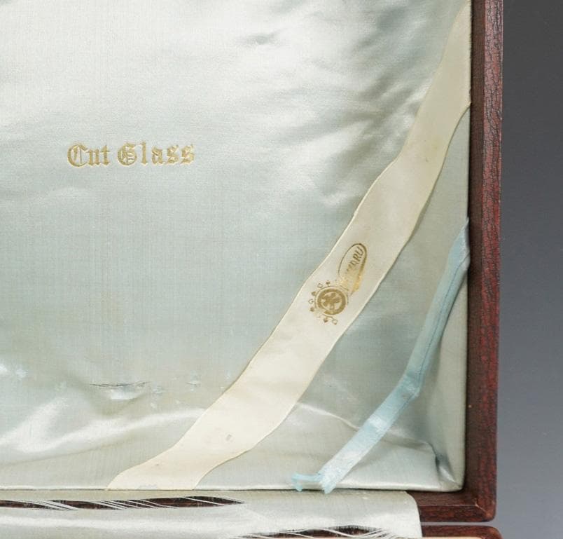 カットガラス 切子 鉢 ボウル ガラス鉢 菓子器 箱付