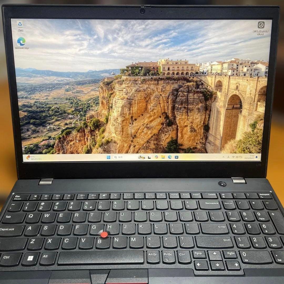 Thinkpad L15 英字キーボード 8GB 256+750GB