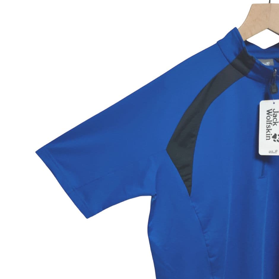 新品 ジャックウルフスキン サイクリングジャージ 半袖ジップシャツ XL
