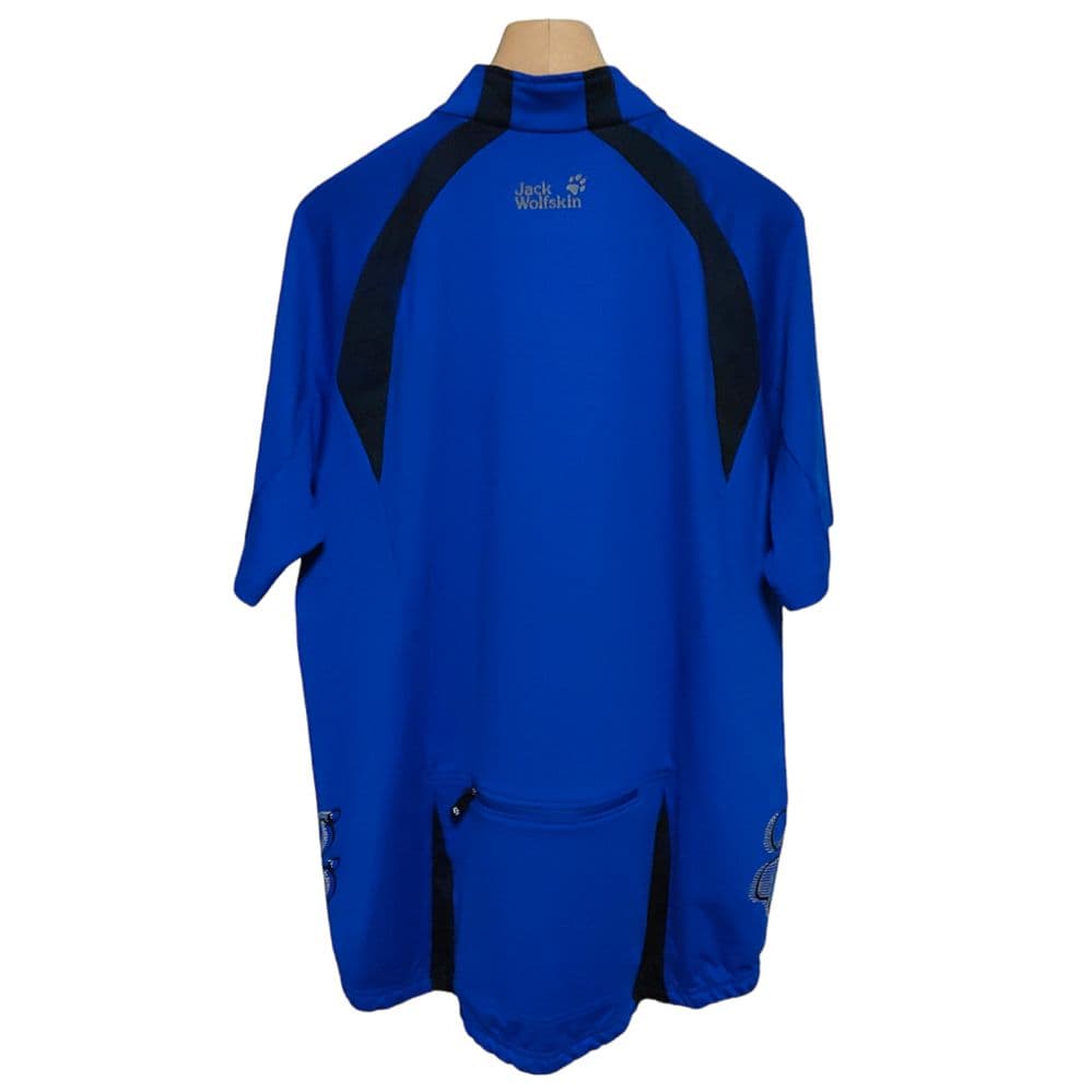 新品 ジャックウルフスキン サイクリングジャージ 半袖ジップシャツ XL
