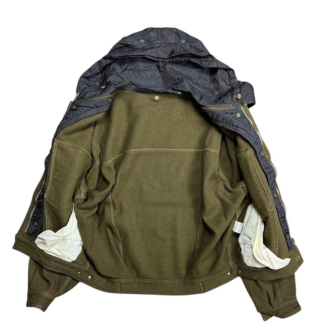 80s BONEVILLE Navy Arcti フライト ジャケット ウール