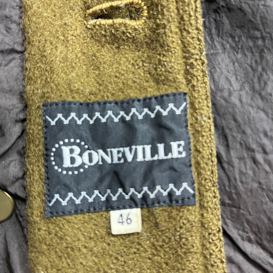 80s BONEVILLE Navy Arcti フライト ジャケット ウール