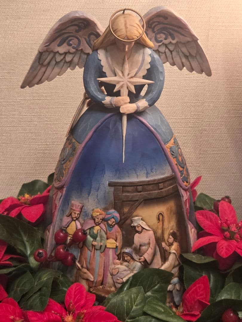 クリスマス　 ジムショア　天使の置物