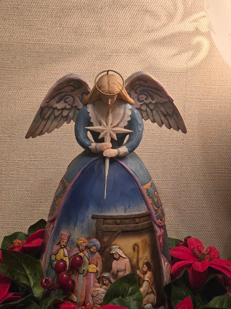 クリスマス　 ジムショア　天使の置物