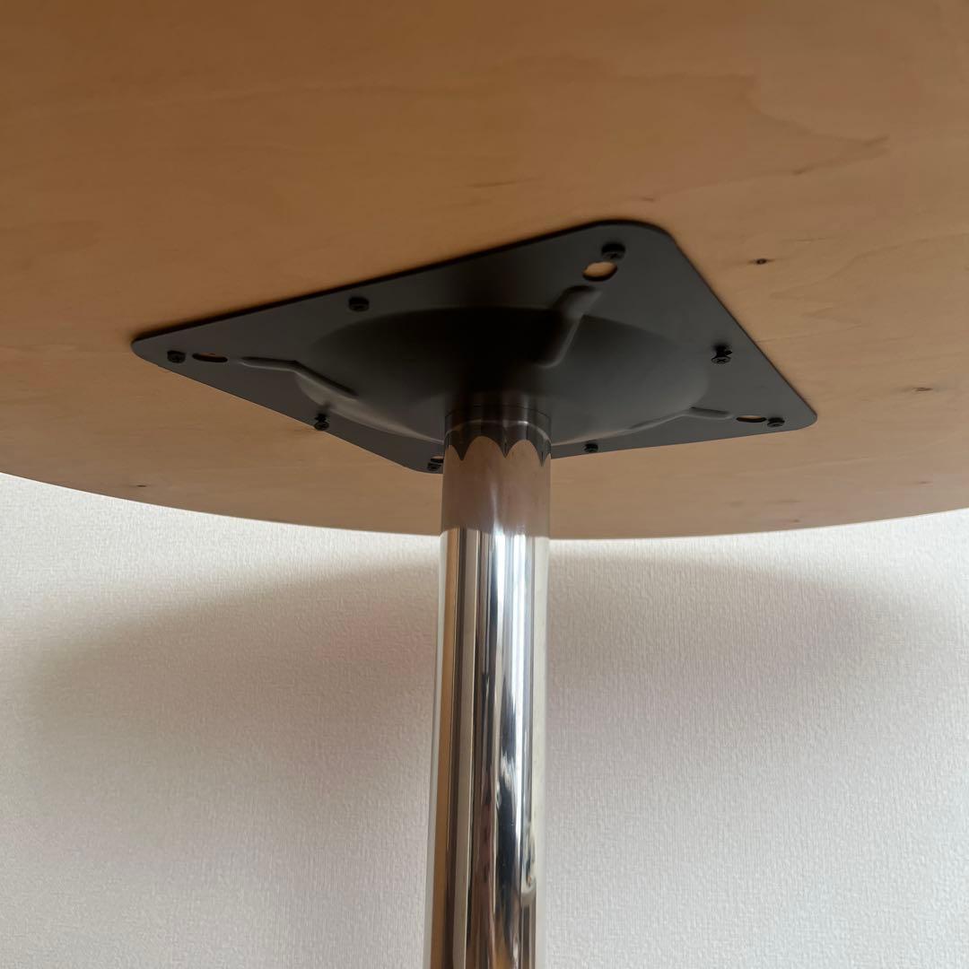 O'gre オグレ 円形テーブル 韓国インテリア 80cm ホワイト　丸テーブル