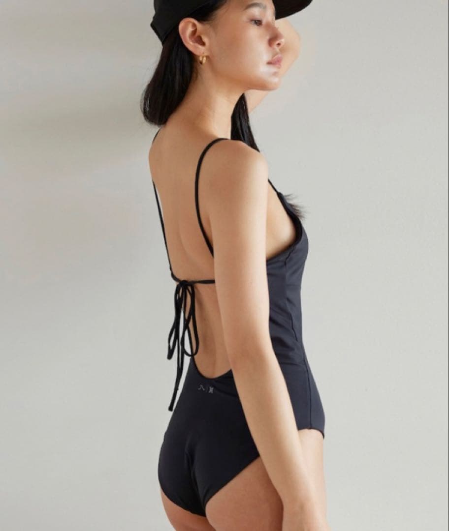 searoomlynn×hurleyワンピース水着ブラック