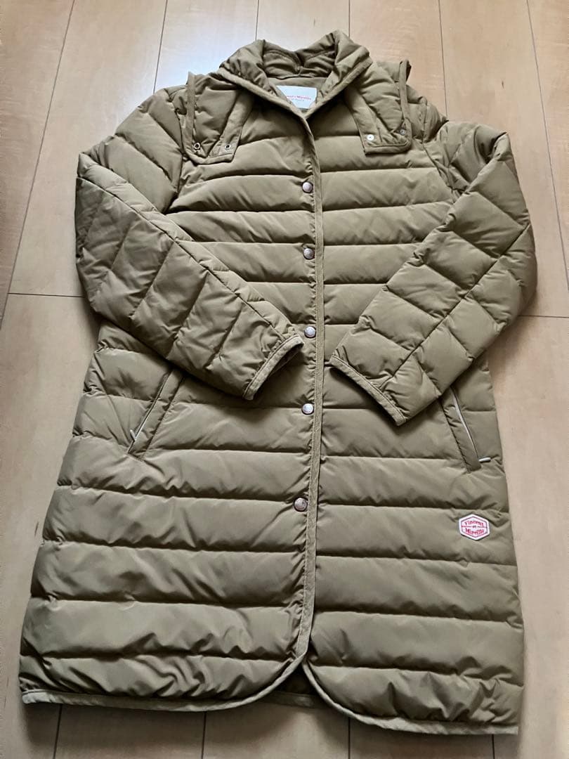 ヴァンソンエミレイユ　フード付きロングダウンコート