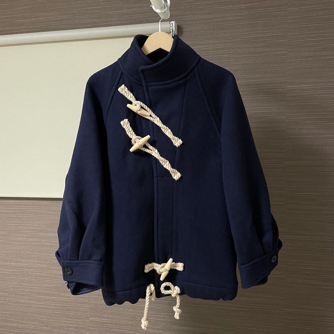 新品同様 HYKE ダッフルコート