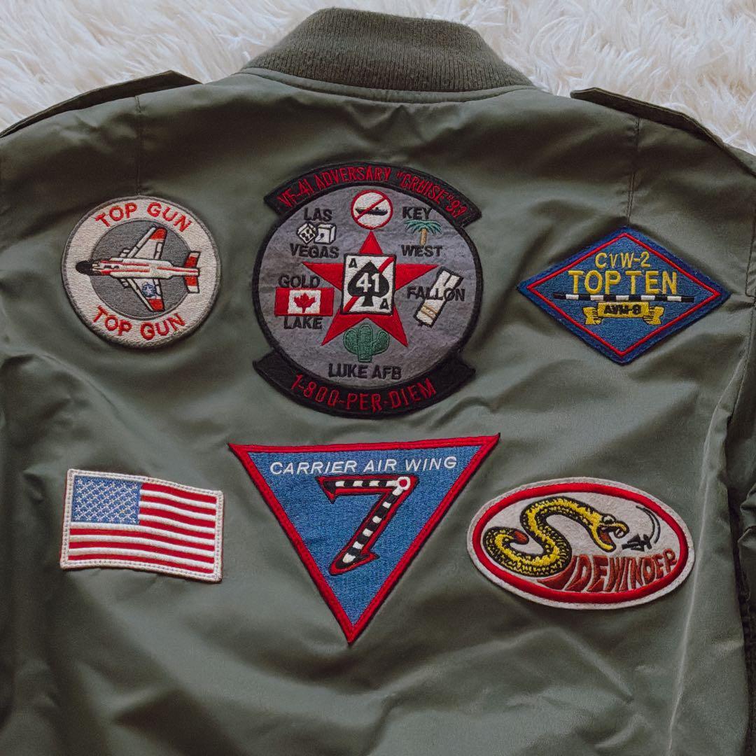 AVIREX L-2B ブラックエース MA-1 フライトジャケット ブルゾン