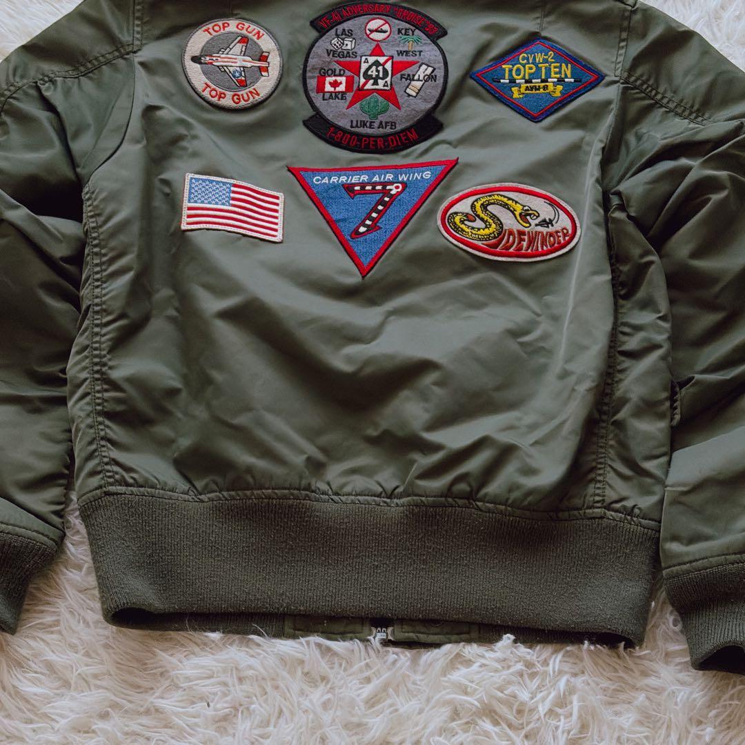 AVIREX L-2B ブラックエース MA-1 フライトジャケット ブルゾン