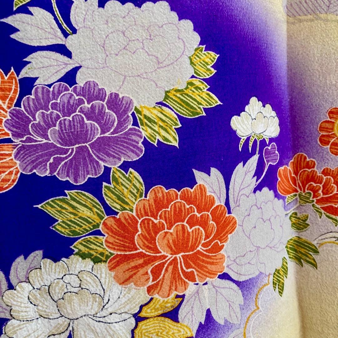 アンティーク3歳 女の子 子供着物 七五三 アンティーク着物 NO4