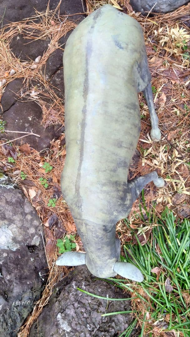 青銅の鹿　つがい(雄)