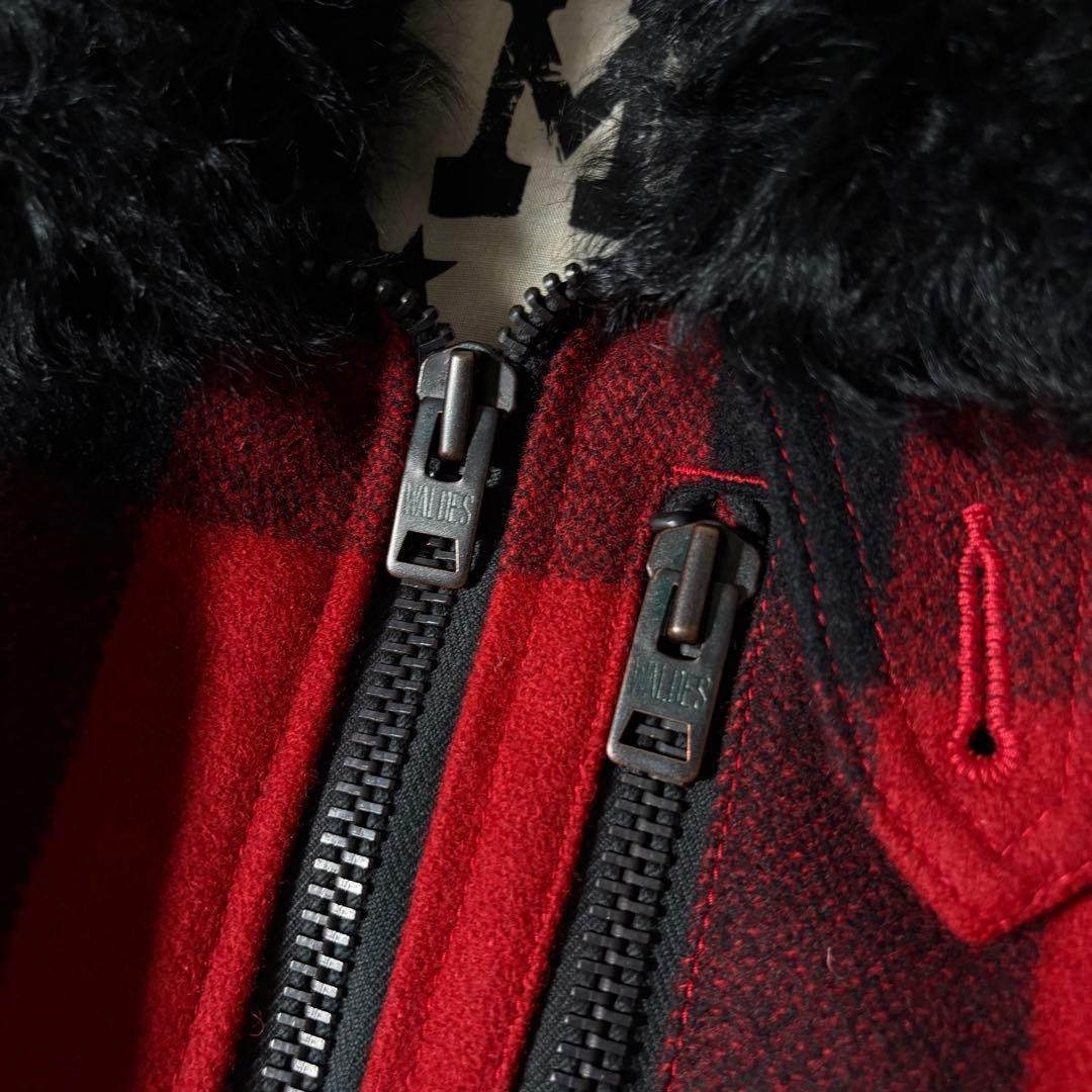 ジャケット・アウター 00s archive far check wool jacke y2k