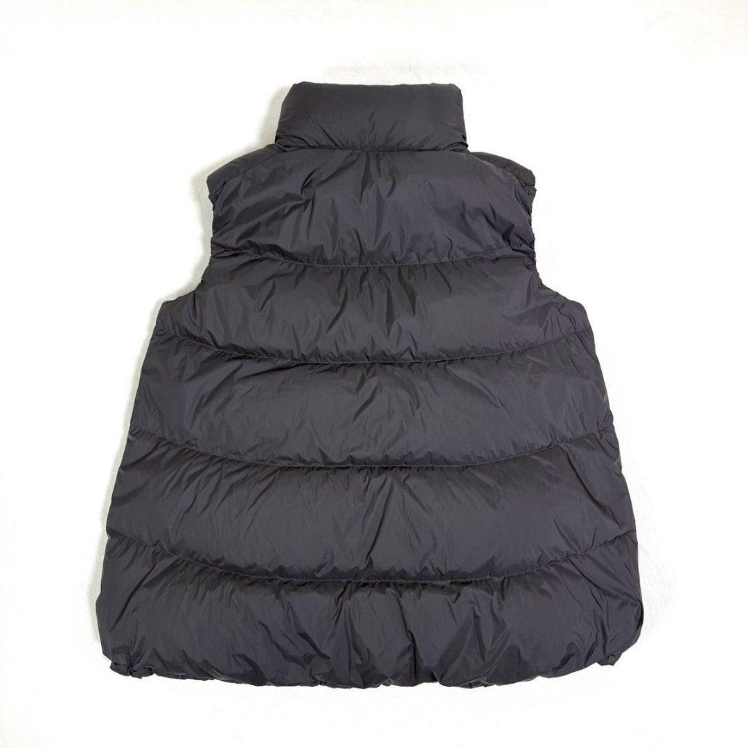 【美品】UNIQLO +J ダウンボリュームベスト 大きいサイズ ダークグレー