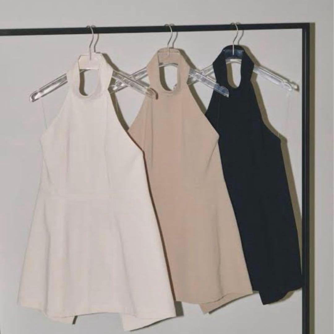 トップス todayful Halterneck Apron Tops