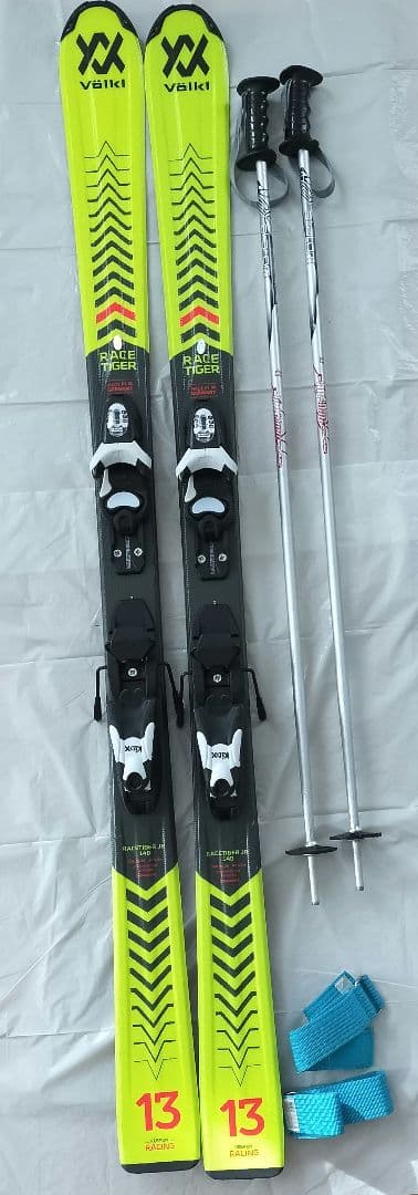 Volkl スキー板 140 ストック 100　ジュニア用　子供用　セット