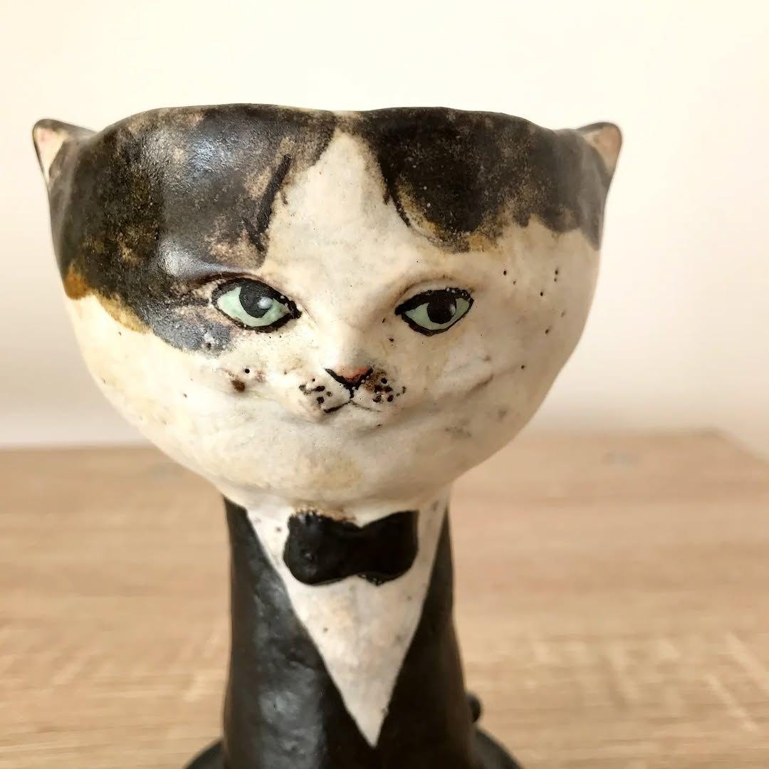 松浦唱子 ねこ グラス