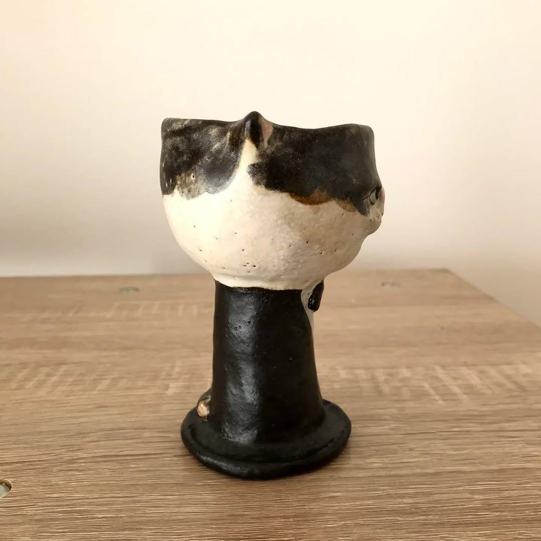 松浦唱子 ねこ グラス