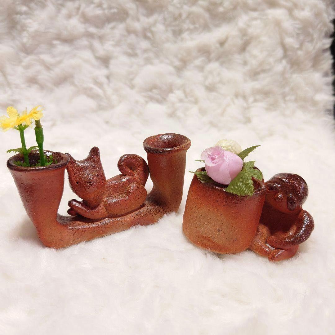 【2510】犬なまけもの…備前焼