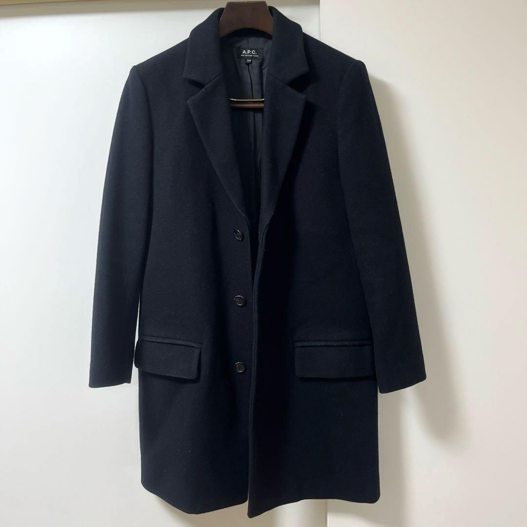 skyrm2019様 A.P.C. シングル ダークネイビー チェスターコート