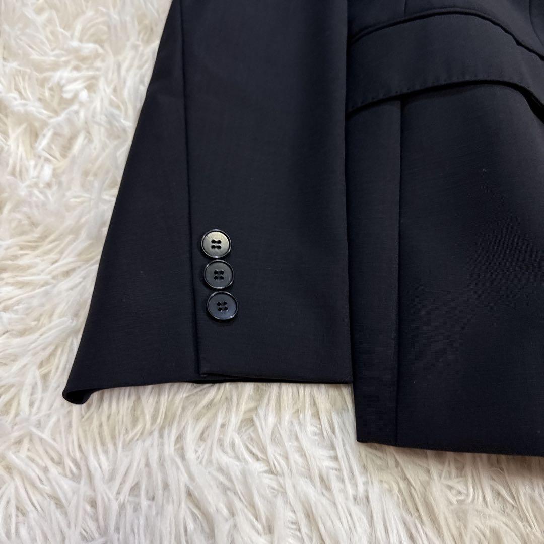 【未使用に近い】INDIVI インディヴィ セットアップスーツ パンツ ブラック