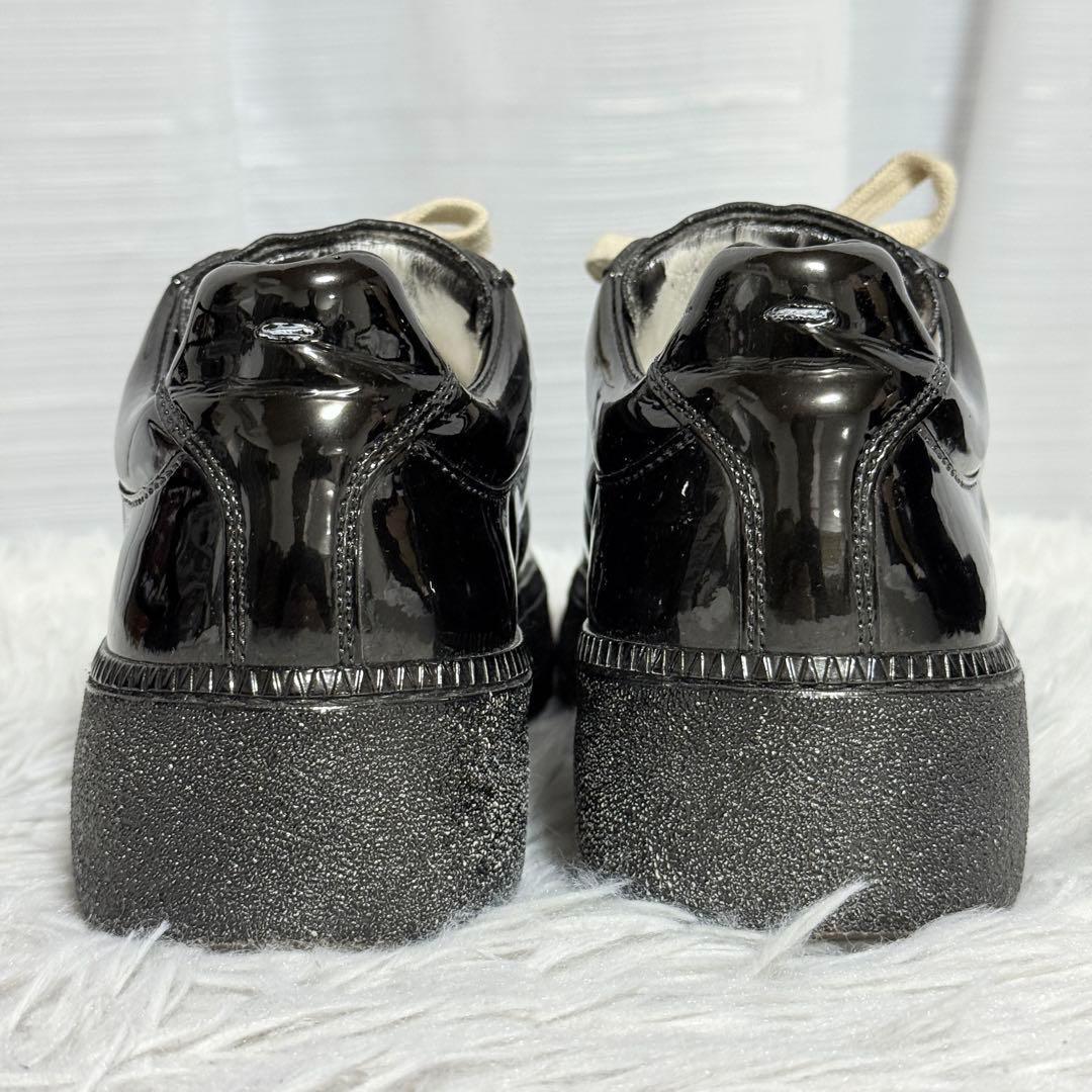 美品✨メゾンマルジェラ　プラットフォームジャーマントレーナー　スニーカー　黒