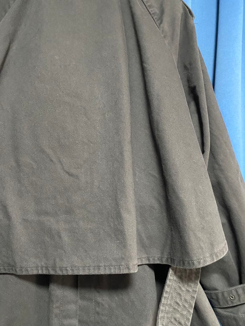 Joie de VivreベリースタイルバイオヴィンテージトレンチコートNavy