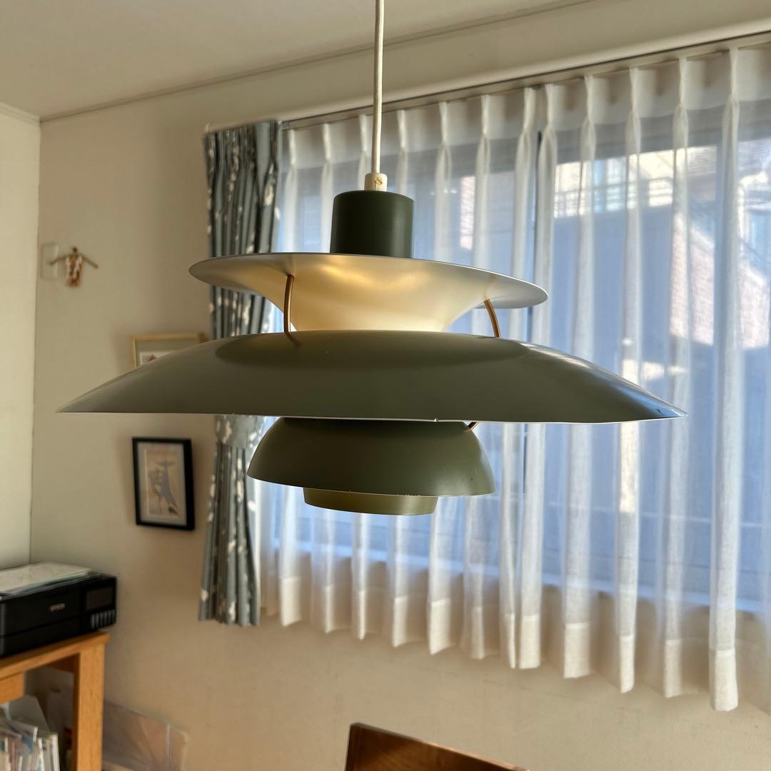 ルイスポールセン　PH5ペンダントライト　新宿伊勢丹購入　オリーブグリーン