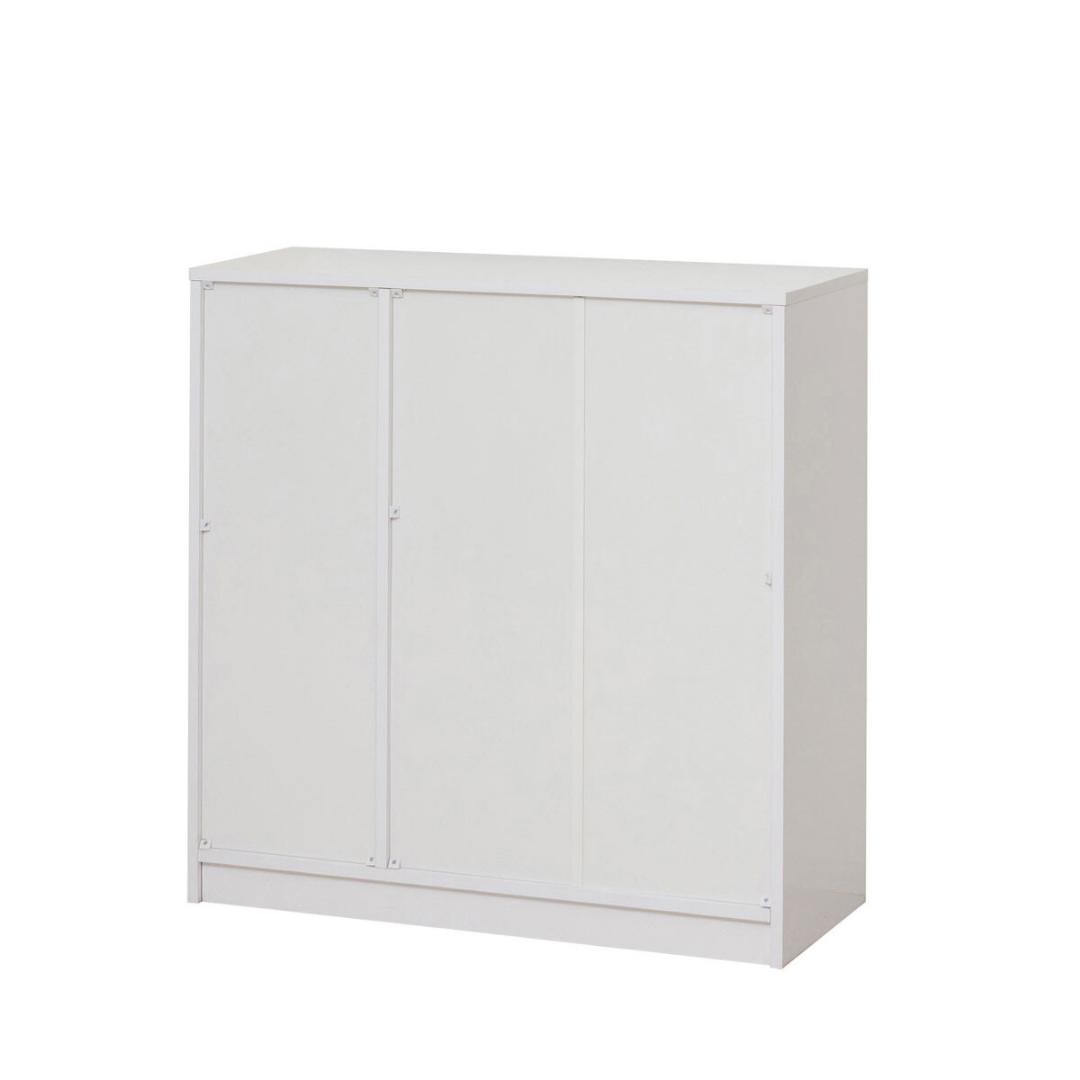 ヌーヴォー　食器棚　サイズ90-90　収納棚　鏡面メラミン仕様　背面化粧仕上げ