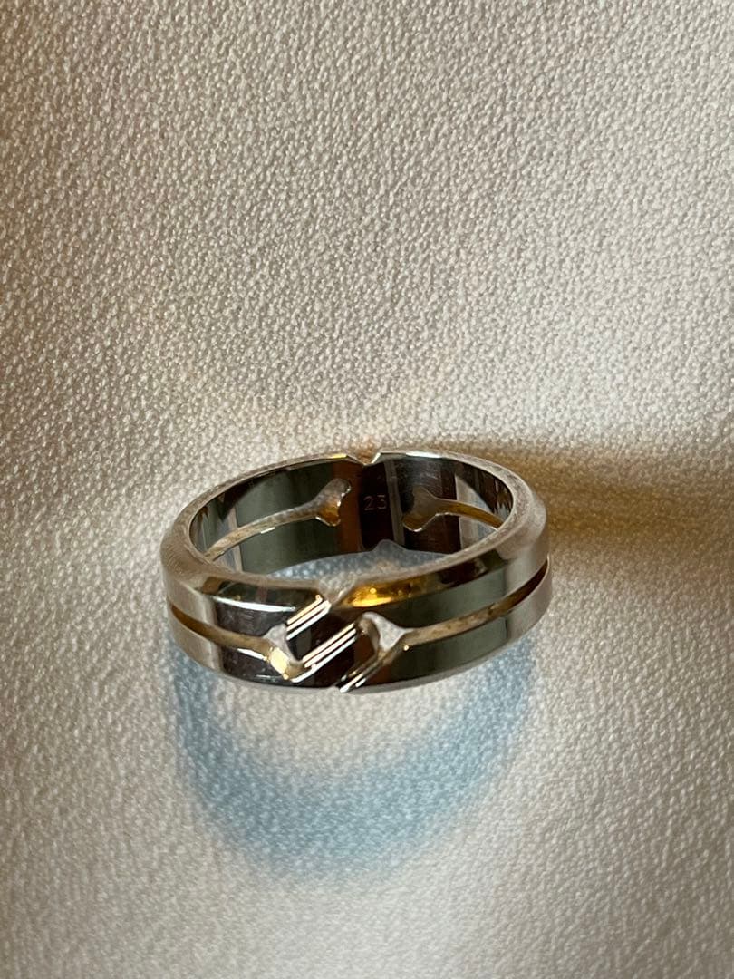 GUCCI グッチ シルバーリング 指輪 SV925 メンズ レディース 箱付き