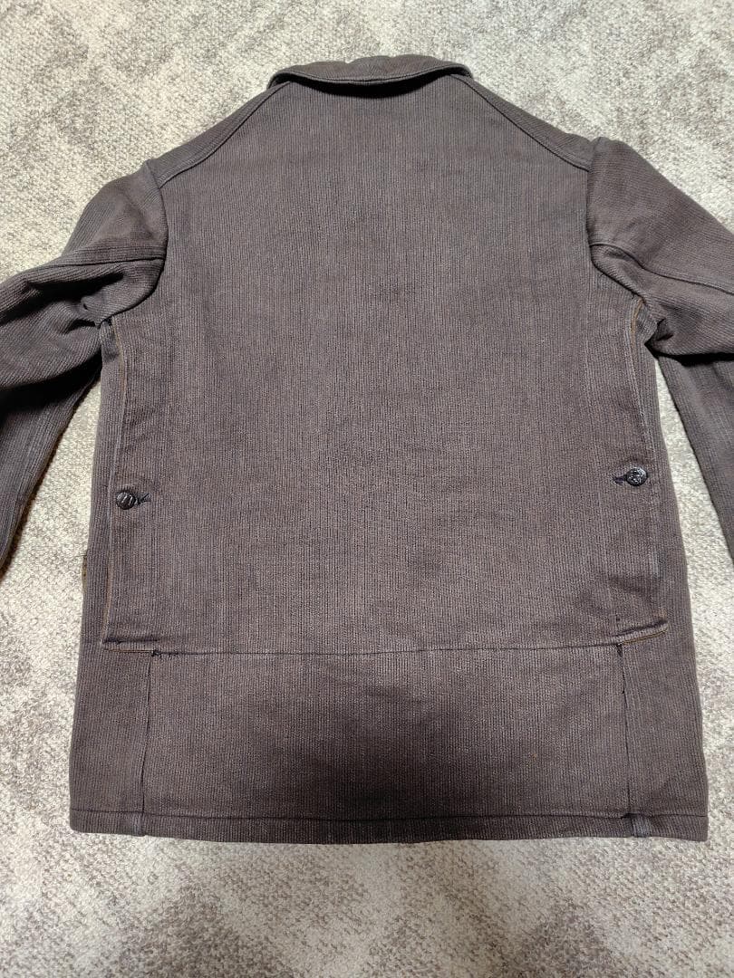50s 60s フレンチ ハンティングジャケット コットンピケ