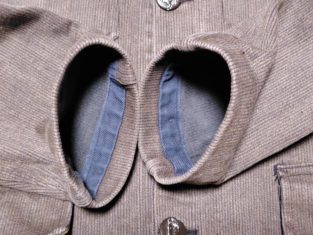 50s 60s フレンチ ハンティングジャケット コットンピケ