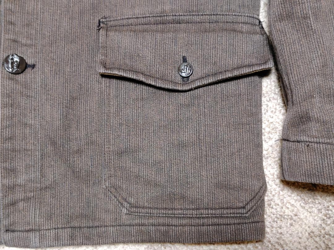 50s 60s フレンチ ハンティングジャケット コットンピケ