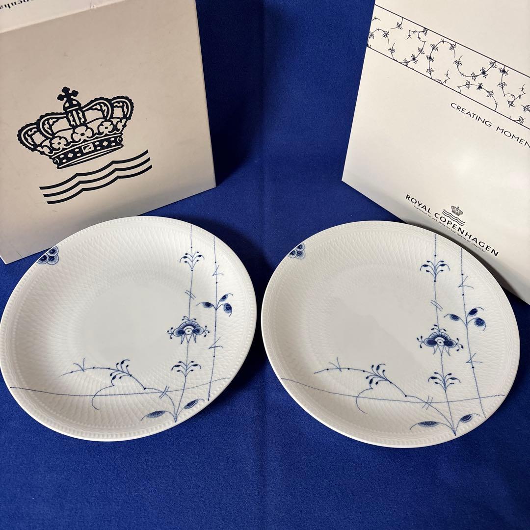 ロイヤルコペンハーゲン　ブルーパルメッテ　プレート