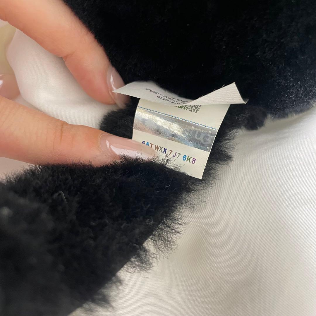 【UGG】ロゴ刺繍＊イヤーマフ ブラック