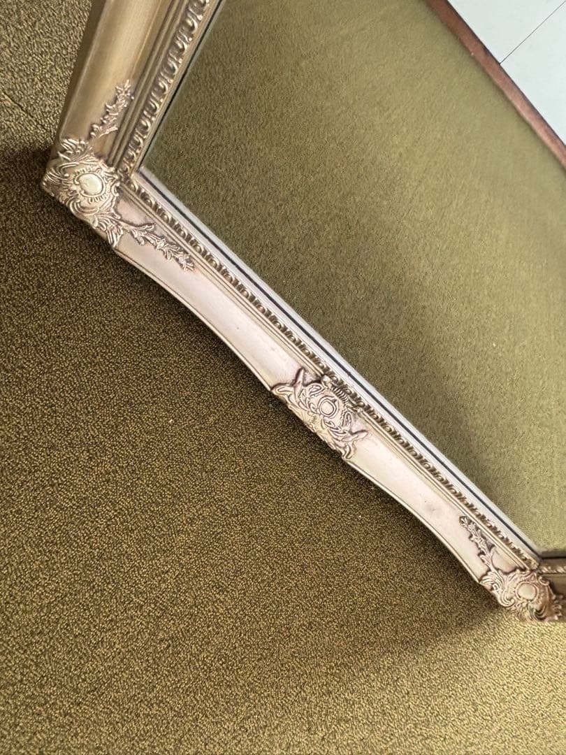 ヴィンテージ調全身ミラー　全身鏡　姿見　大型ミラー　アンティークゴシックロリータ