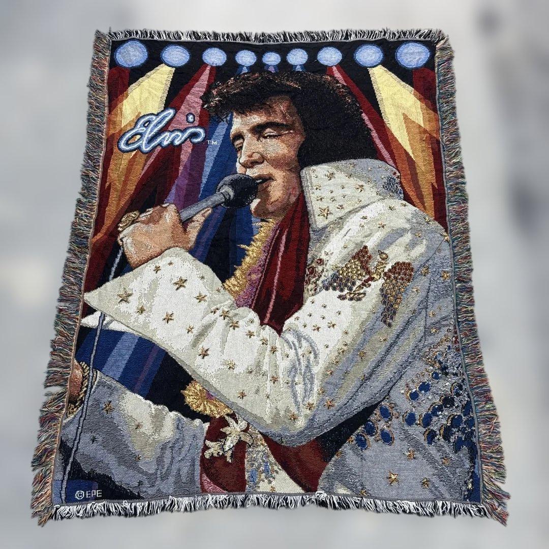 歌手　エルビスプレスリー　ブランケット　マルチカバー　ラグ　148x115