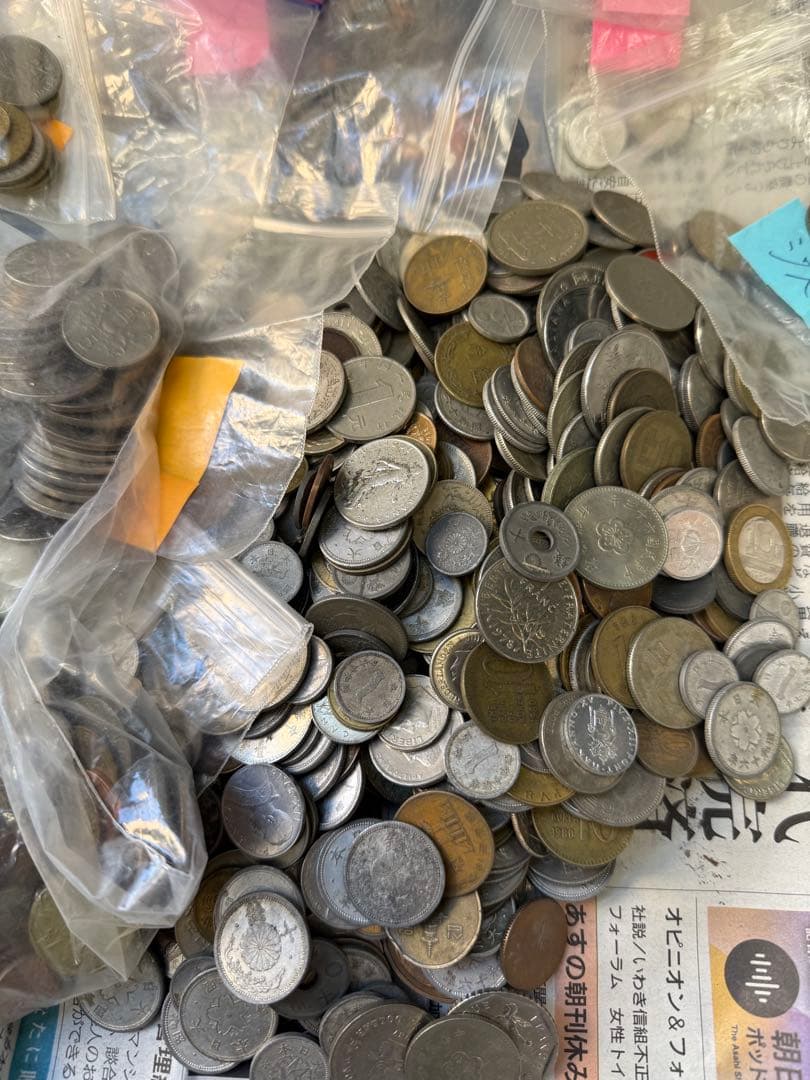 世界の貨幣　外国古銭 まとめ売り　約4.1キロ　送料込み