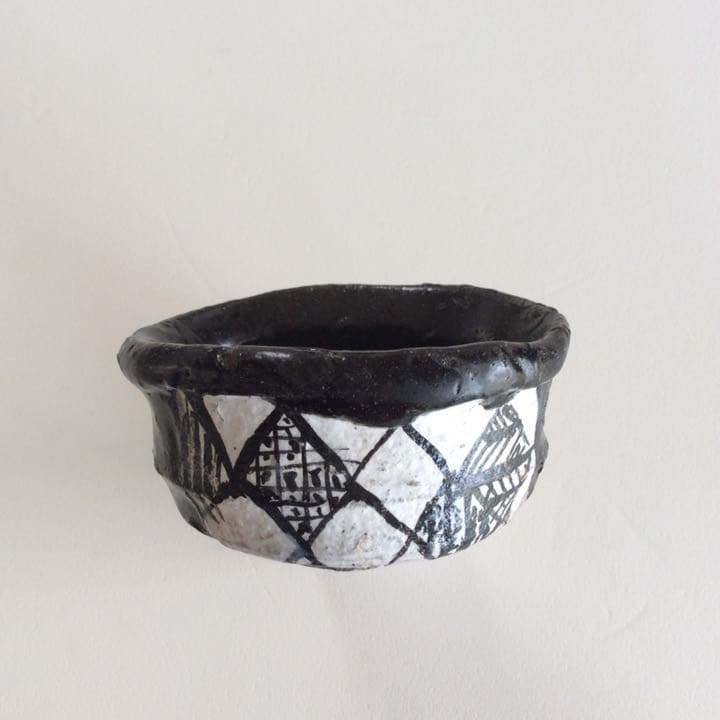 #唐津焼 #丸田宗彦作 #ぐい呑 #黒織部