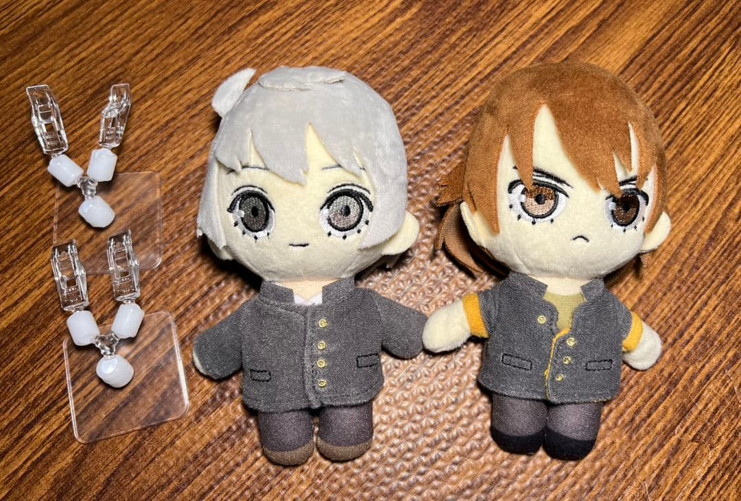 十三機兵防衛圏 ぴたんこ ぬいぐるみ 沖野司 比治山隆俊+ミニスタンド