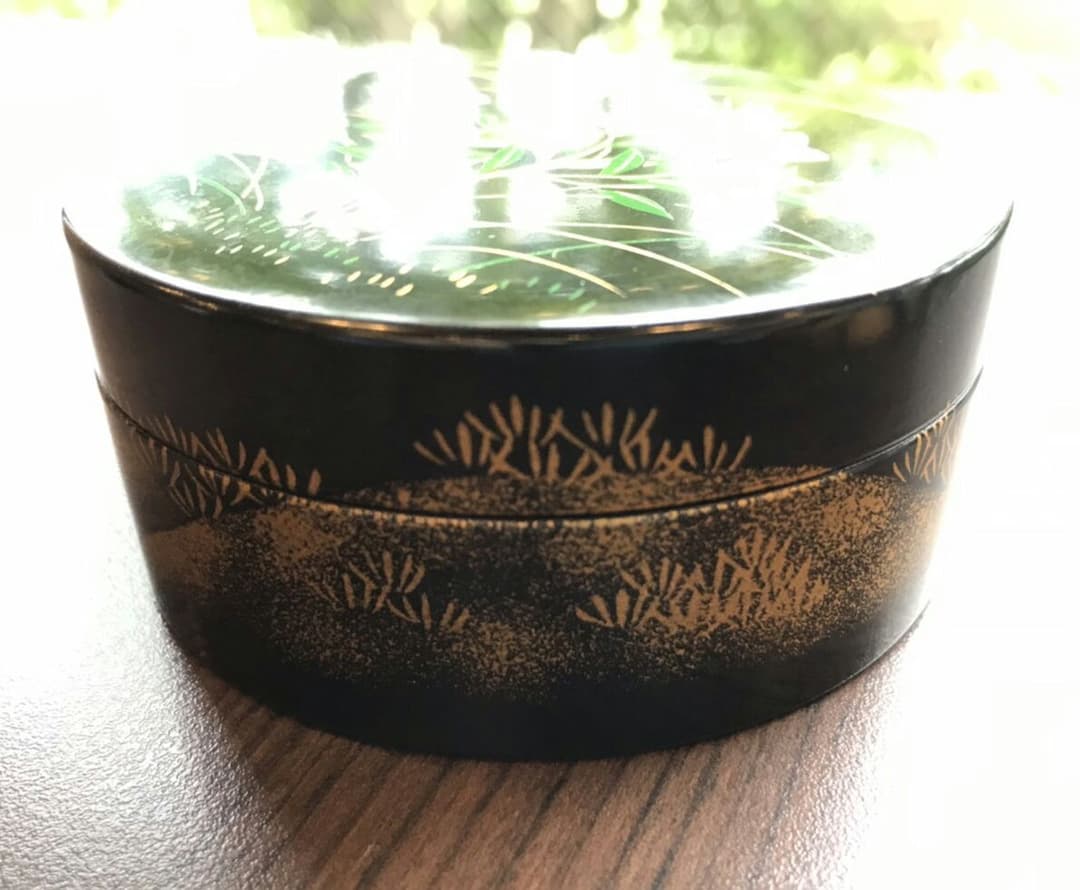 香合　蒔絵　小物入れ