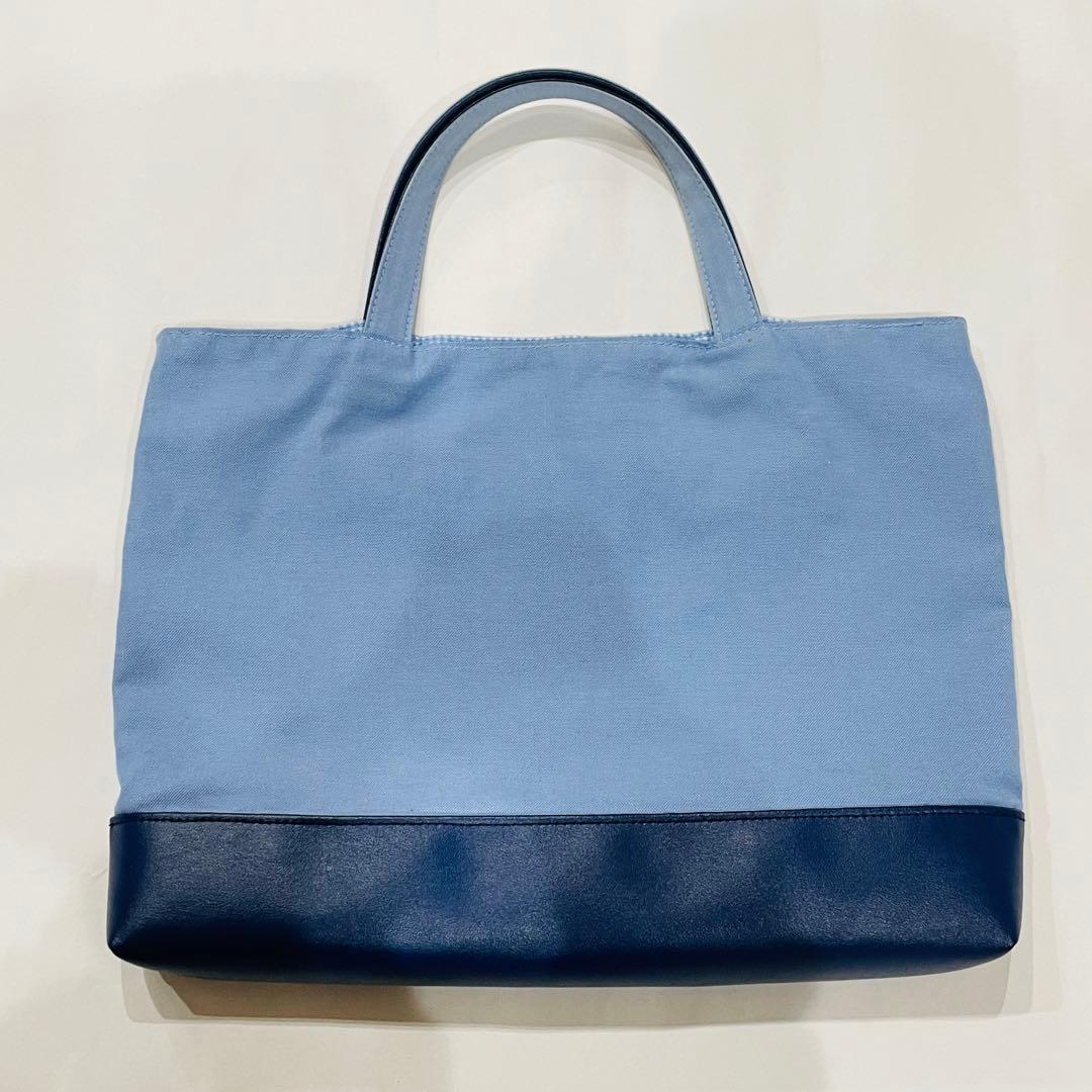 新品同様 ファミリア 神戸 デニム バッグ 本店 限定