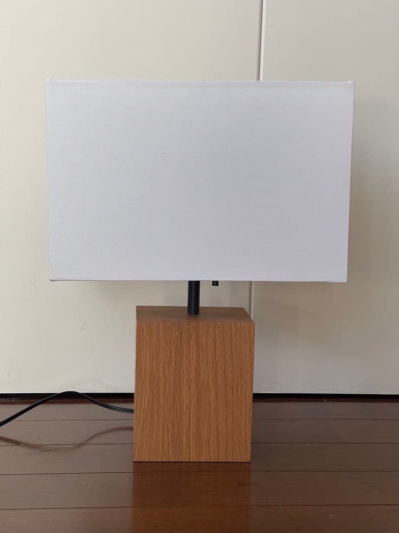 無印良品 MJ-SOSA スタンドライト用オーク材スタンド 四角シェード