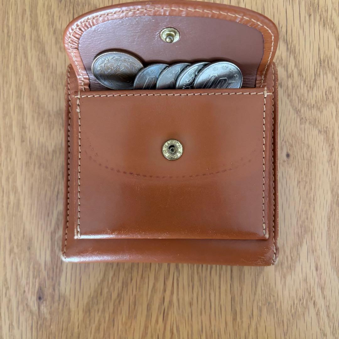 Whitehouse Cox 三つ折り財布 ブラウン 希少ISETAN別注箱付き