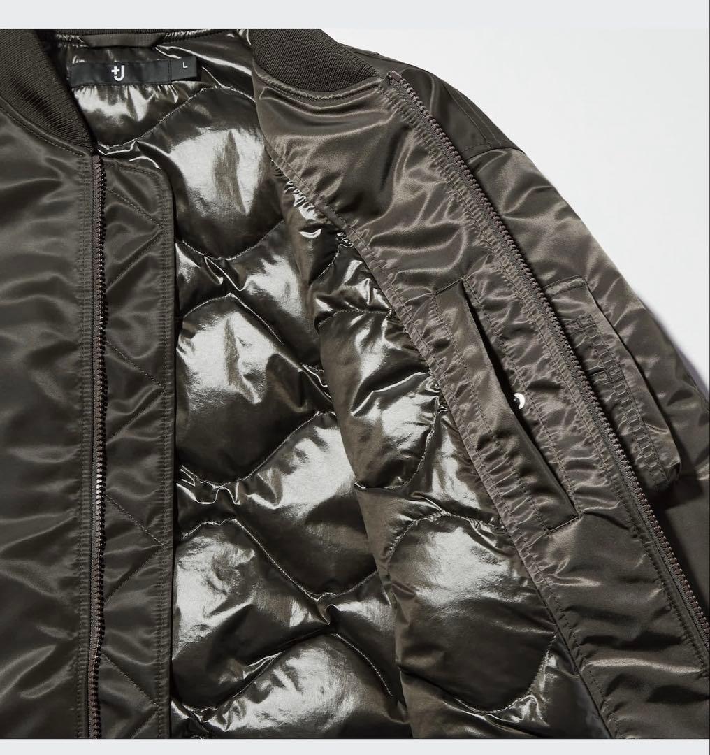 【極美品】UNIQLO +Jハイブリッドダウンオーバーサイズ　黒