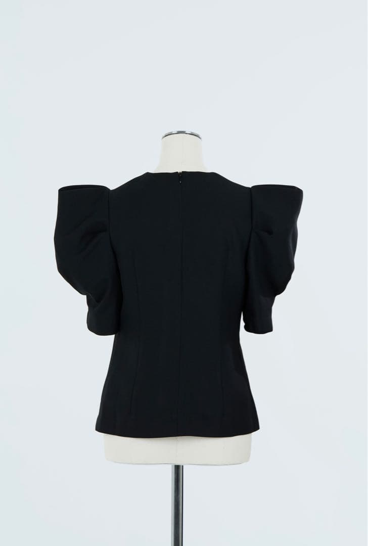 Cygne とんがりトップス半袖 Emily　ブラック　0 美品