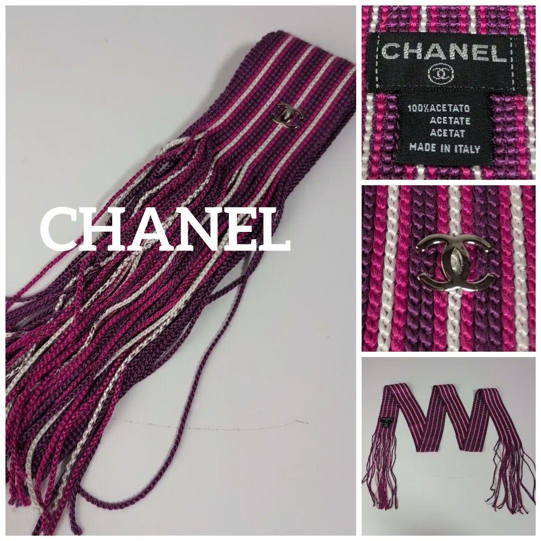 CHANEL シャネル ココマーク入り ネクタイ マフラー スカーフ
