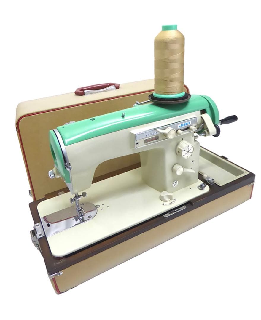 極太00番糸対応■JUKI直線縫い&千鳥縫い■電動+手廻しカスタムミシン■レザー